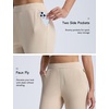 image:imagebaleaf Womens Fleece Lined Pants Pockets Stretch Winter Thermal Golf Travel Work Pant Cold Weather GearPale Khaki