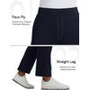 image:imagebaleaf Womens FleeceLined Yoga Dress Pants with PocketsNavy Blue