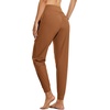 image:imagebaleaf Womens Lightweight Hiking Pants with 5 Zippered PocketsBrown 28 Inseam