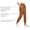 image:imagebaleaf Womens Lightweight Hiking Pants with 5 Zippered PocketsBrown 28 Inseam