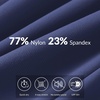 image:imagebaleaf Womens Lightweight Hiking Pants with 5 Zippered PocketsClassic Navy 28 Inseam