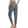 image:imagebaleaf Womens Lightweight Hiking Pants with 5 Zippered PocketsDark Grey 28 Inseam