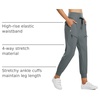 image:imagebaleaf Womens Lightweight Hiking Pants with 5 Zippered PocketsDark Grey 28 Inseam