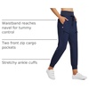 image:imagebaleaf Womens Lightweight Hiking Pants with 5 Zippered PocketsNavy Blue 255 Inseam