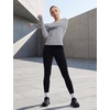 image:imagebaleaf Womens Long Sleeve Shirts Waist Length Heather Slim Fit TopsHeather Light Gray
