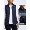image:imagebaleaf Womens Puffer Vest Lightweight Winter Warm Water ResistantNavy Blue