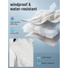image:imagebaleaf Womens Puffer Vest Lightweight Winter Warm Water ResistantStar White