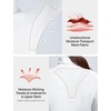 image:imagebaleaf Womens Thermal Long Sleeve Base Layer Hoodie ShirtWhite