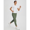 image:imagebaleaf Womens Travel Pants Lightweight Stretch with Zip PocketsArmy Green 24