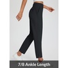 image:imagebaleaf Womens Travel Pants Lightweight Stretch with Zip PocketsBlack 24