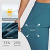 image:imagebaleaf Womens Travel Pants Lightweight Stretch with Zip PocketsDark Green