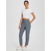 image:imagebaleaf Womens Travel Pants Lightweight Stretch with Zip PocketsDark Grey
