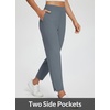image:imagebaleaf Womens Travel Pants Lightweight Stretch with Zip PocketsDark Grey