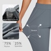 image:imagebaleaf Womens Travel Pants Lightweight Stretch with Zip PocketsDark Grey