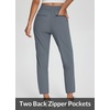 image:imagebaleaf Womens Travel Pants Lightweight Stretch with Zip PocketsDark Grey