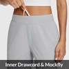 image:imagebaleaf Womens Travel Pants Lightweight Stretch with Zip PocketsFrost Grey