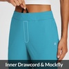 image:imagebaleaf Womens Travel Pants Lightweight Stretch with Zip PocketsGlacier Blue