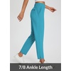 image:imagebaleaf Womens Travel Pants Lightweight Stretch with Zip PocketsGlacier Blue