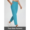 image:imagebaleaf Womens Travel Pants Lightweight Stretch with Zip PocketsGlacier Blue