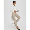 image:imagebaleaf Womens Travel Pants Lightweight Stretch with Zip PocketsKhaki 24