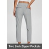 image:imagebaleaf Womens Travel Pants Lightweight Stretch with Zip PocketsLight Grey