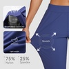image:imagebaleaf Womens Travel Pants Lightweight Stretch with Zip PocketsNavy