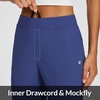 image:imagebaleaf Womens Travel Pants Lightweight Stretch with Zip PocketsNavy Blue 24