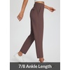 image:imagebaleaf Womens Travel Pants Lightweight Stretch with Zip PocketsTrip Brown