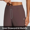image:imagebaleaf Womens Travel Pants Lightweight Stretch with Zip PocketsTrip Brown