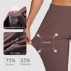 image:imagebaleaf Womens Travel Pants Lightweight Stretch with Zip PocketsTrip Brown