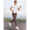 image:imagebaleaf Womens Travel Pants Lightweight Stretch with Zip PocketsTrip Brown