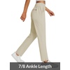 image:imagebaleaf Womens Travel Pants Lightweight Stretch with Zip PocketsTwill
