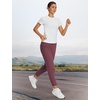 image:imagebaleaf Womens Travel Pants Lightweight Stretch with Zip PocketsWine Red