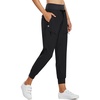 image:imagebaleaf Womens Lightweight Hiking Pants with 5 Zippered PocketsBlack 255 Inseam