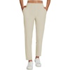image:imagebaleaf Womens Travel Pants Lightweight Stretch with Zip PocketsTwill