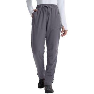image:imagebaleaf Womens Fleece Lined Hiking Pants Water Resistant Thermal WarmDark Gray