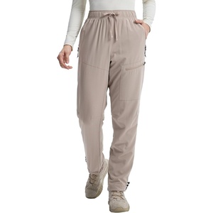 image:imagebaleaf Womens Fleece Lined Hiking Pants Water Resistant Thermal WarmKhaki