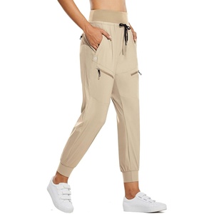 image:imagebaleaf Womens Lightweight Hiking Pants with 5 Zippered PocketsKhaki 255 Inseam
