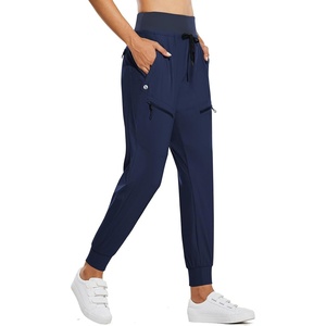 image:imagebaleaf Womens Lightweight Hiking Pants with 5 Zippered PocketsNavy Blue 30
