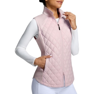 image:imagebaleaf Womens Puffer Vest Lightweight Winter Warm Water ResistantLight Pink
