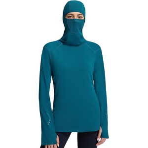 image:imagebaleaf Womens Thermal Long Sleeve Base Layer Hoodie ShirtBlue