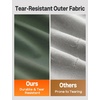 image:imagebaleaf Mens Fleece Lined Winter Hiking Pants Water ResistantArmy Green