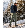 image:imagebaleaf Mens Fleece Lined Winter Hiking Pants Water ResistantArmy Green