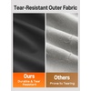 image:imagebaleaf Mens Fleece Lined Winter Hiking Pants Water ResistantBlack