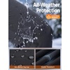 image:imagebaleaf Mens Fleece Lined Winter Hiking Pants Water ResistantBlack