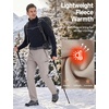 image:imagebaleaf Mens Fleece Lined Winter Hiking Pants Water ResistantKhaki