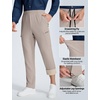 image:imagebaleaf Mens Fleece Lined Winter Hiking Pants Water ResistantKhaki