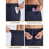image:imagebaleaf Mens Sweatpants Dress Sweat Pants with Zipper Pocket Yoga CasualNavy Blue