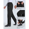 image:imagebaleaf Mens Winter Cycling Pant Water Resistant Fleece Windproof ThermalBlack