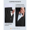 image:imagebaleaf Mens Winter Cycling Pant Water Resistant Fleece Windproof ThermalBlack